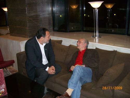 Ο δήμαρχος Ηρακλείου με τον κ.Λευτέρη Παπαδόπουλο