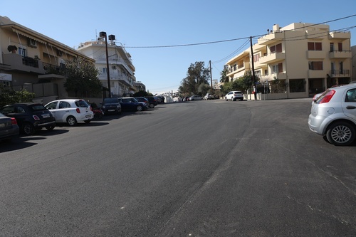 Νέες ασφαλτοστρώσεις δρόμων από τον Δήμο Ηρακλείου