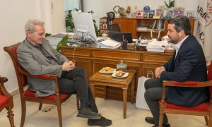 Συνάντηση του Δημάρχου Ηρακλείου Αλέξη Καλοκαιρινού με τον Δήμαρχο Χανίων Παναγιώτη Σημανδηράκη
