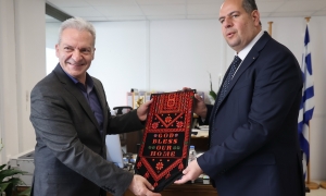 Συνάντηση του Δημάρχου Ηρακλείου με τον Πρέσβη της Διπλωματικής Αρχής της Παλαιστίνης στην Ελλάδα