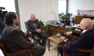 Συνάντηση του Δημάρχου Ηρακλείου με τον Πρέσβη της Γερμανίας στην Ελλάδα

