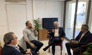 Συνάντηση του Δημάρχου Ηρακλείου Αλέξη Καλοκαιρινού με τον Πρόεδρο της Κοινοβουλευτικής Ομάδας ΣΥΡΙΖΑ ΠΣ Σωκράτη Φάμελλο