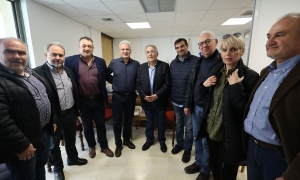 Συνάντηση του Δημάρχου Ηρακλείου Αλέξη Καλοκαιρινού με τον Πρόεδρο της Γ.Σ.Ε.Ε. Γιάννη Παναγόπουλο